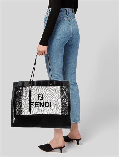 fendi plastic tote|fendi totes lowest price.